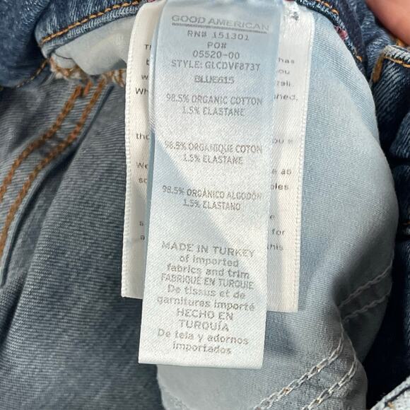 Good American • Good Legs Skinny Crop Jeans Blue 615 - Picture 6 of 6